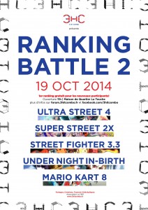 Affiche Ranking Battle #2 - 2014